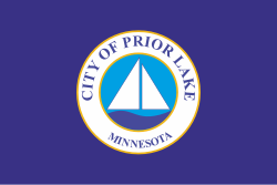 Flag of Prior Lake, Minnesota